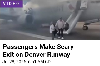 Passengers Make Scary Exit on Denver Runway