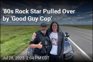 &#39;80s Rock Star Gets Pulled Over by Fan
