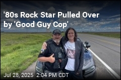 &#39;80s Rock Star Gets Pulled Over by Fan