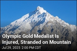 Olympic Gold Medalist Is Injured, Stranded on Mountain