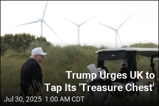 Trump Urges UK to Pump Up Its Drilling