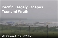 Pacific Largely Escapes Tsunami Wrath