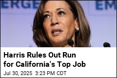 Harris Rules Out Run for California Governor