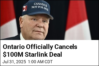 Ontario Officially Cancels $100M Starlink Deal