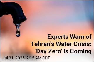 Tehran Faces Countdown to Taps Running Dry