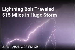 515-Mile Lightning &#39;Megaflash&#39; Sets a New Record