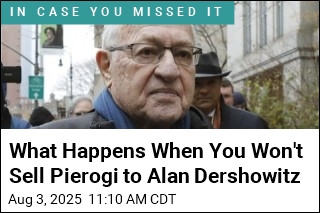 Alan Dershowitz Sues Vendor Over Pierogi Snub