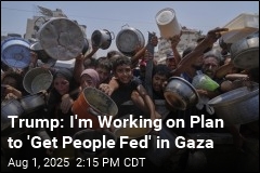 Trump Says He&#39;s Working on Gaza Aid Plan