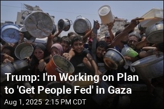 Trump Says He's Working on Gaza Aid Plan