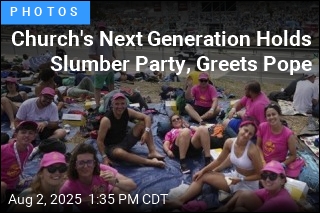 Church&#39;s Next Generation Holds Slumber Party, Greets Pope
