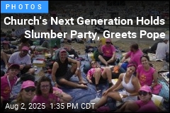 Church&#39;s Next Generation Holds Slumber Party, Greets Pope