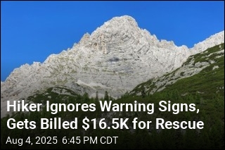 Hiker Who Ignored Warning Signs Gets $16.5K Bill