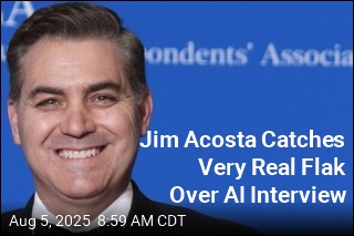 Jim Acosta Catches Flak for Chat With AI Parkland Victim