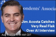 Jim Acosta Catches Flak for Chat With AI Parkland Victim