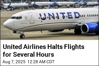 United Airlines Grounds Planes for Several Hours