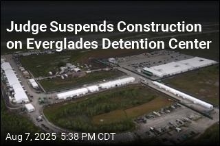 In Environmental Suit, Judge Halts &#39;Alligator Alcatraz&#39; Work