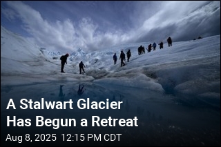 A Stalwart Glacier Has Begun a Retreat