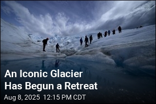 A Stalwart Glacier Has Begun a Retreat