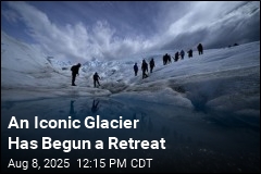 A Stalwart Glacier Has Begun a Retreat