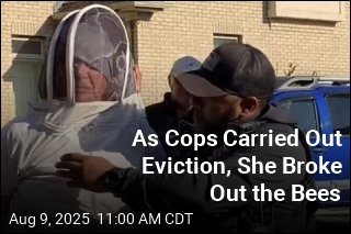 As Cops Carried Out Eviction, She Broke Out the Bees