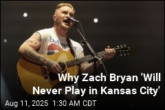 Zach Bryan, in Tiff With Chiefs Fans, Vows Never to Play KC
