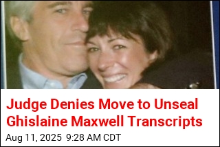 Judge Rules Against Unsealing Ghislaine Maxwell Transcripts