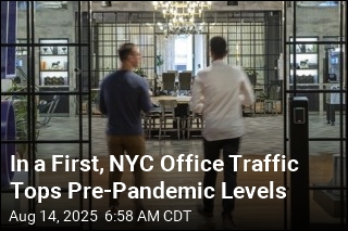 In a First, NYC Office Traffic Tops Pre-Pandemic Levels
