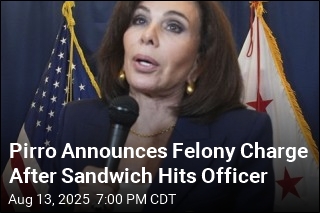 Pirro Announces Felony Charge After Sandwich Hits Officer