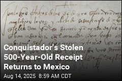 FBI Returns Conquistador&#39;s Stolen 500-Year-Old Receipt