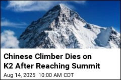 Chinese Climber Dies on K2 After Reaching Summit