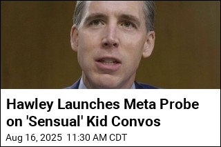 Hawley Targets Meta Over AI Chatbots, Kids After Report