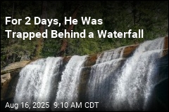 For 2 Days, He Was Trapped Behind a Waterfall