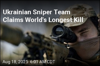 Ukrainian Sniper Team Claims World&#39;s Longest Kill