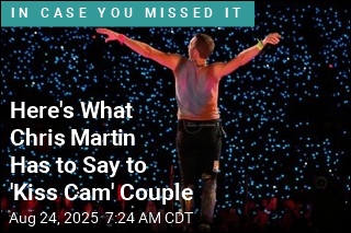 Chris Martin on &#39;Kiss Cam&#39; Couple: It&#39;s Actually Not a Kiss Cam