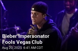 Bieber Impersonator Fools Vegas Club