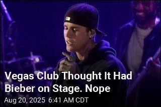 Bieber Impersonator Fools Vegas Club