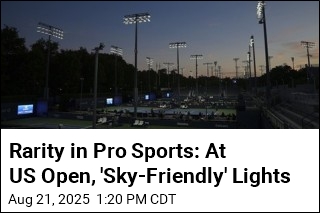 US Open Is Played Under &#39;Sky-Friendly&#39; Lights