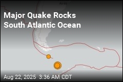 Strong Quake Strikes South Atlantic Ocean