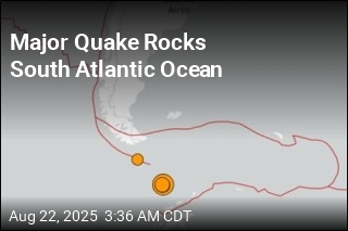 Strong Quake Strikes South Atlantic Ocean