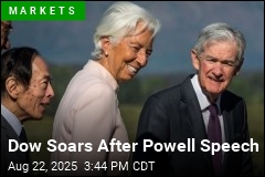 Dow Soars After Powell&#39;s Speech