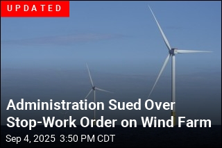 Administration Stops Work on Nearly Finished Wind Project