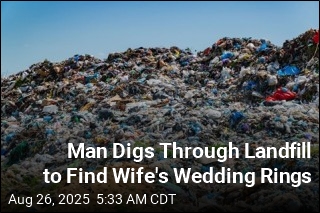 Man Digs Through Landfill to Find Wife&#39;s Wedding Rings