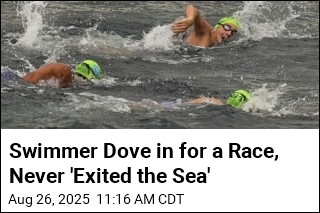 Swimmer Dove in for a Race, Never &#39;Exited the Sea&#39;