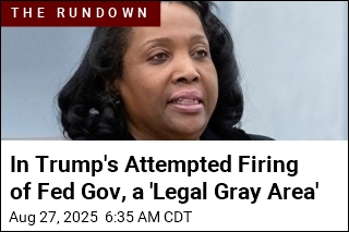 In Trump&#39;s Attempted Firing of Fed Gov, a &#39;Legal Gray Area&#39;
