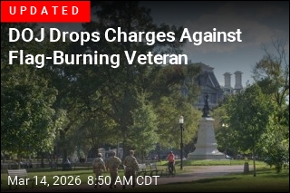 Veteran Torches Flag Near White House, Gets Arrested