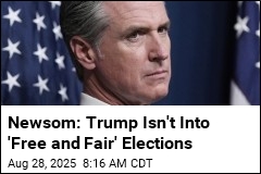 Newsom: MAGA People Keep Sending Me &#39;Trump 2028&#39; Hats