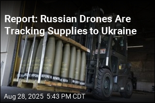 Report: Russian Drones Are Tracking Supplies to Ukraine