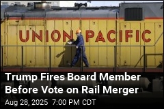 Regulator Calls Firing by Trump Before Rail Merger Vote Illegal