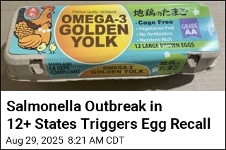 Egg Recall Tied to Salmonella Outbreak in 12+ States