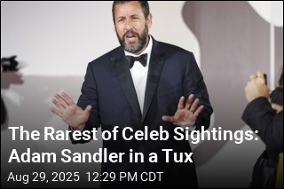 The Rarest of Celeb Sightings: Adam Sandler in a Tux